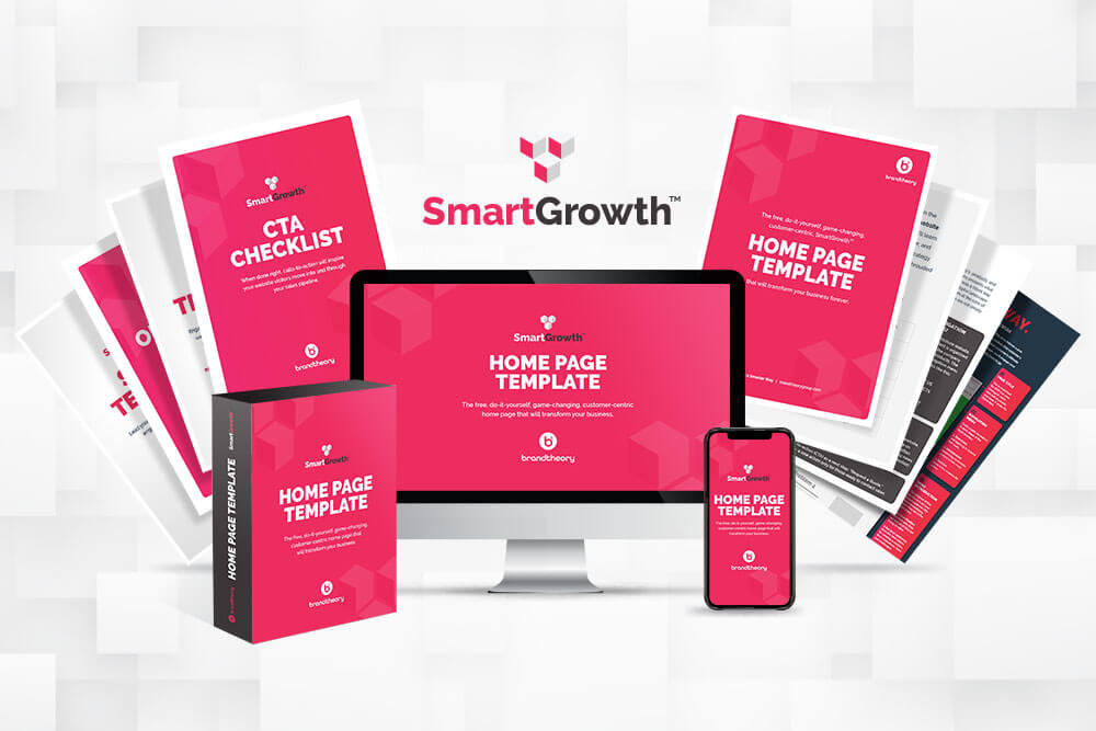 Free growth website home page template